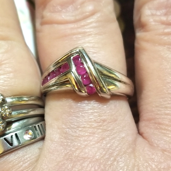 Art Deco 1.25cts Burmese Ruby Ring - Picture 8 of 8